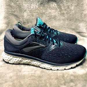 Brooks Women's Glycerin 16 Running Shoes Ebony Green Black US 9 Midium